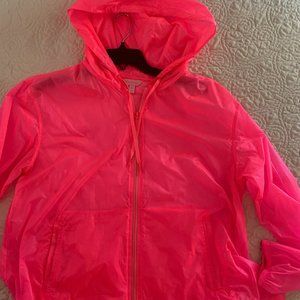 Lily Pulizer Pink Rain Jacket Size XL